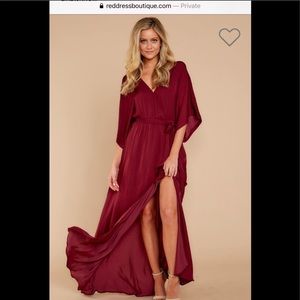 Red Dress Boutique Burgundy Maxi Dress
